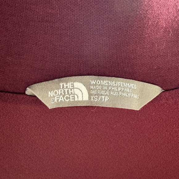 North Face - Hybernation Thermal 3D Vest Maroon Red Gray Shearling size XS - Picture 9 of 13